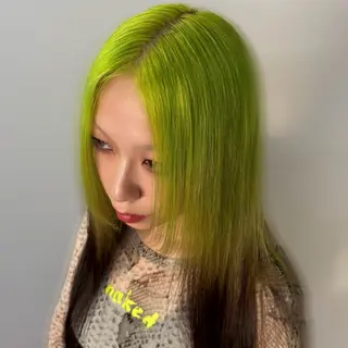 ロング カラー Ren. 🦋デザインカラーのヘアスタイル