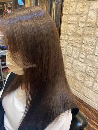 ロング カラー ブリーチカラー⸜♡⸝ クルミ🐍のヘアスタイル