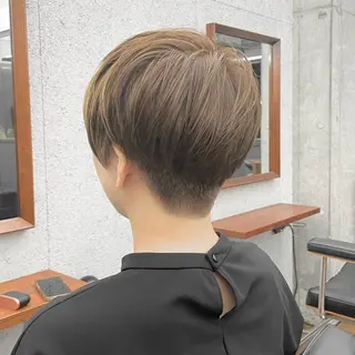 ショート カラー メンズ ✂︎ウルフ・ショート ✂︎MIKUNIのヘアスタイル