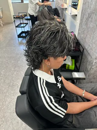 カラー パーマ メンズ 大宮/海外風パーマ 🇺🇸隼也🇪🇸のヘアスタイル