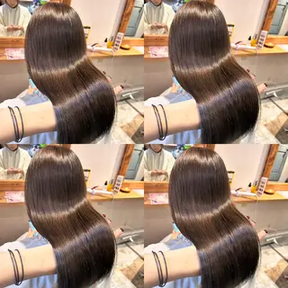 ロング カラー 店長✨髪質改善✖️ 透明感カラー／純大のヘアスタイル