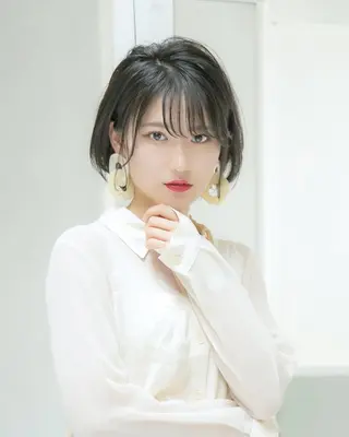 ショート パーマ ヘアアレンジ Lond re Maison.原宿のヘアスタイル