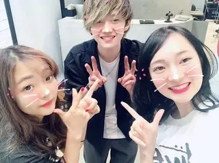 ロング カラー 韓国レイヤー×艶髪 ハイトーンRyukiのヘアスタイル