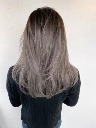 ロング カラー 京都駅/透明感カラー 🖤sakiのヘアスタイル