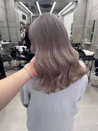 カラー Asami/名古屋/ ハイトーン/デザインのヘアスタイル