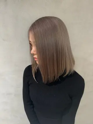 ショート 💛ブリーチカラー /ブリーチ縮毛💛のヘアスタイル