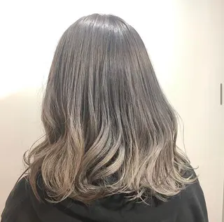 セミロング カラー 髪質改善サロン 梅田/ヨナミネのヘアスタイル
