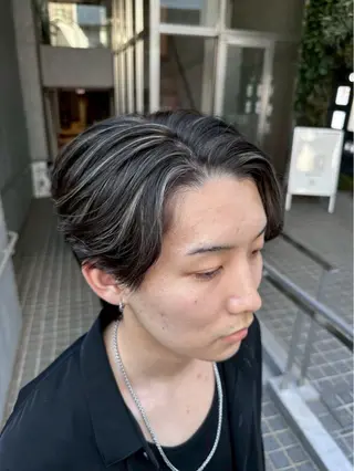 メンズ 艶髪🫧/透明感 カラー✨/濱崎 竜のヘアスタイル