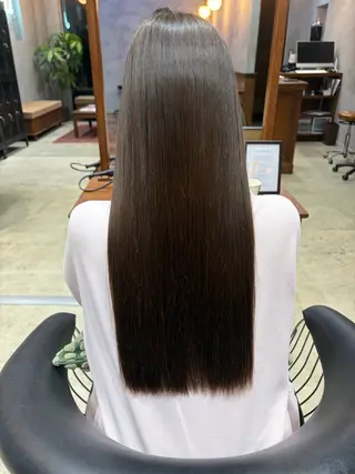 ロング 縮毛矯正/髪質改善 小野竜聖のヘアスタイル