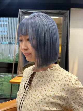 ショート カラー 大人ボブと似合 わせカラー/馬場 翼のヘアスタイル
