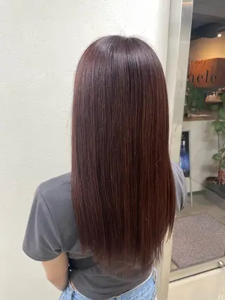 カラー ケアブリーチ/透明感 カラー🎀moeのヘアスタイル