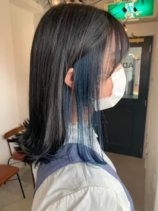 セミロング カラー 天王寺/阿倍野 tocca rieのヘアスタイル