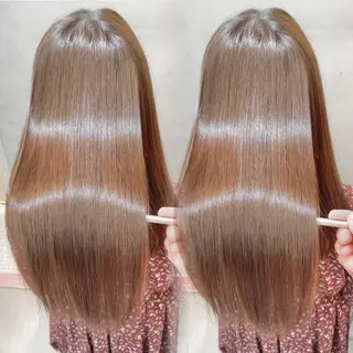 ロング カラー パーマ ヘアアレンジ 巻きラク♡レイヤー 🦢こころのヘアスタイル