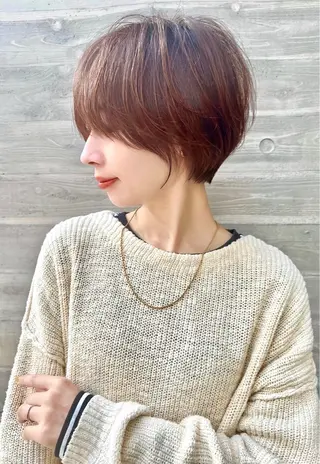 ショート 大宮縮毛矯正🩵 レイヤー 佐藤和のヘアスタイル