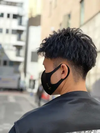 メンズ 優真/難波で 1番パーマが上手いのヘアスタイル