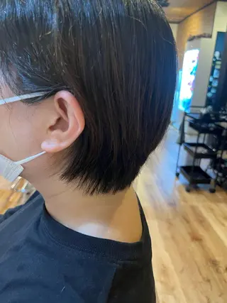 ショート 顔周りカット🍑 Zina難波 Akiのヘアスタイル