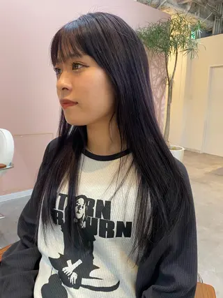 ロング カラー ichika/福岡 /透明感カラー🤎のヘアスタイル