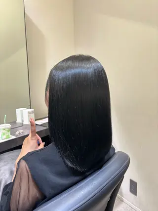 ミディアム パーマ 小林蒼太 梅田モデル募集のヘアスタイル