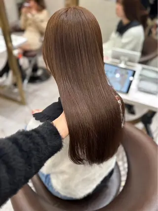 ロング ヘアアレンジ ヘアセット/レイヤー 赤み消し/はるかのヘアスタイル