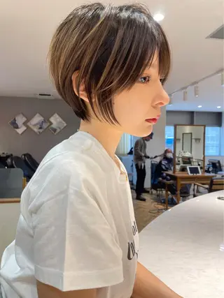 ショート 石川直樹 似合わせカット✨のヘアスタイル