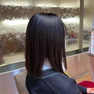 ミディアム 梶谷 和希のヘアスタイル