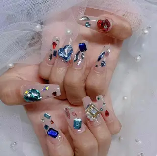 ネイル キラキラ🌸🌸🌸 nail ⭐️✨のネイルデザイン