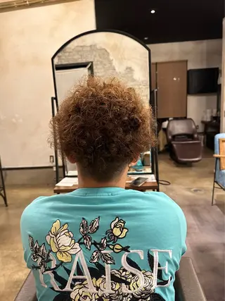 ショート パーマ メンズ 🦖ノザワ リンカ🦖のヘアスタイル