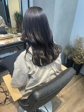 ロング カラー ヘアアレンジ coco♡ 韓国hairのヘアスタイル