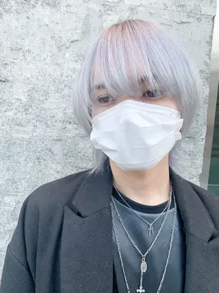 ミディアム カラー パーマ ヘアアレンジ メンズ メンズスタイル ly本厚木のヘアスタイル