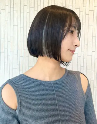 ショート Aya/四条烏丸/ 酸性ストレートのヘアスタイル