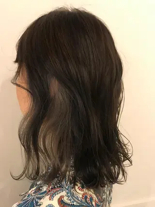 セミロング カラー ✨カラー支持No.1 🧸ワキ カナコ🧸のヘアスタイル