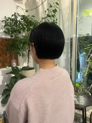ショート 柴田 さくら/カットパーマのヘアスタイル