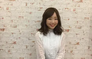 セミロング カラー パーマ KAIzen. tomoのヘアスタイル