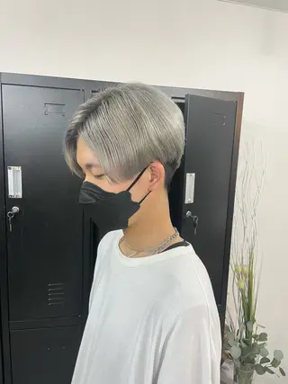 ミディアム カラー メンズ エビスザキレン/メン ズ/心斎橋🌳のヘアスタイル