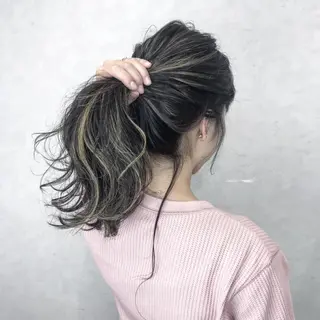 ロング カラー TATSUYA アートディレクターのヘアスタイル