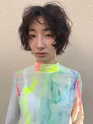 ショート 小野江 祐李のヘアスタイル