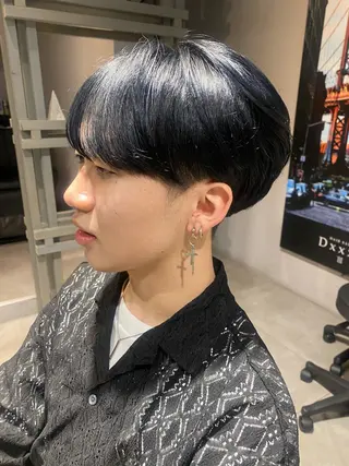 ミディアム カラー メンズ 似合う髪型見つけます AYAKAのヘアスタイル