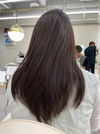 ロング カラー ヘアアレンジ 髪質改善×レイヤー 🫧松野力也のヘアスタイル