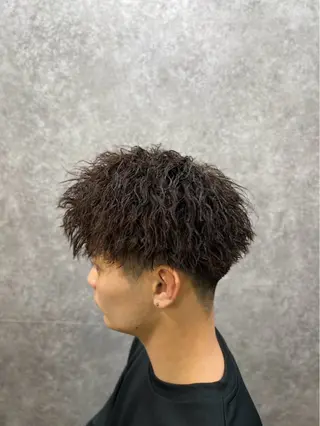 パーマ メンズ 快斗🔥メンズパーマ 🔥モデル募集中🔥のヘアスタイル