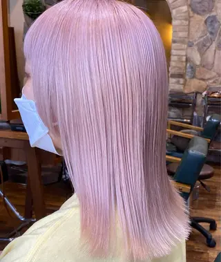 ミディアム カラー マンツーマン 美容師💚コウブチのヘアスタイル