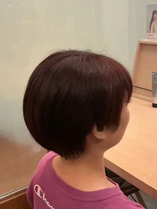 ショート カラー 謝花 卯依┆͓̽ モデル募集中🪽⋆꙳のヘアスタイル
