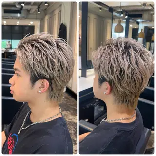 カラー メンズ 👑パーマ/ ショート👑拓海のヘアスタイル