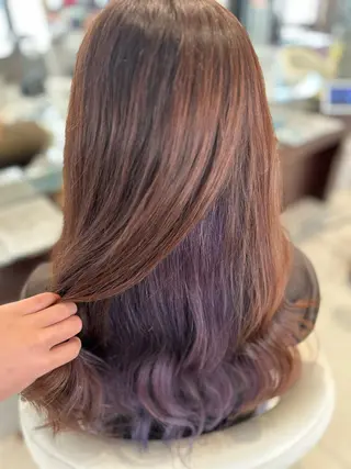 ロング カラー EARTH 市野のヘアスタイル