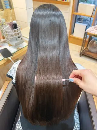 ロング CHIHIRO🧸 ピンクベージュ🩰のヘアスタイル