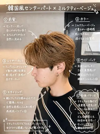 ショート 🦋メンズパーマヒロ ト🦋のヘアスタイル