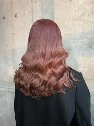セミロング カラー ❄最強かわいいカラー ❄️MINA❄️のヘアスタイル