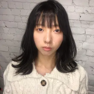 ミディアム 【似合わせカット】 松尾一気のヘアスタイル