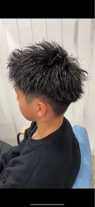 ショート パーマ メンズ マンツーマン施術 🥥國谷俊介🥥のヘアスタイル
