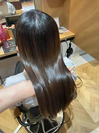 ロング 透明感カラー🇰🇷 レイヤー✨桑原　研太のヘアスタイル