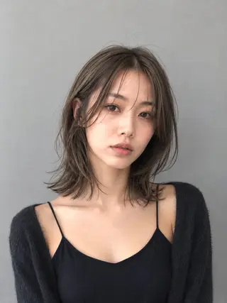 ミディアム レイヤー/髪質改善 🌿青山英里のヘアスタイル